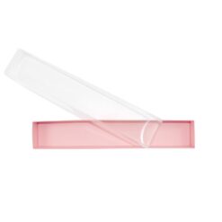 6er Trüffelstange mit Klarsichtdeckel, Farbe Rosé