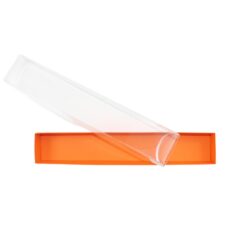 6er Trüffelstange mit Klarsichtdeckel, Farbe Orange