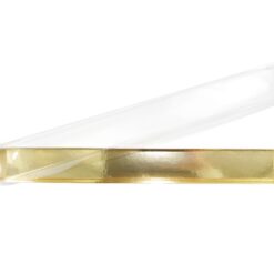 9er Trüffelstange mit Klarsichtdeckel, Farbe Gold