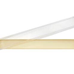 9er Trüffelstange mit Klarsichtdeckel, Farbe Creme