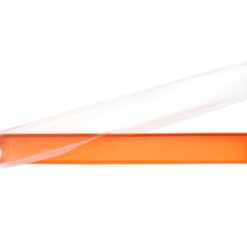 9er Trüffelstange mit Klarsichtdeckel, Farbe Orange
