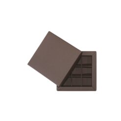 9er Pralinenschachtel „Sirio“ mit Kartondeckel in Carruba, Draufsicht