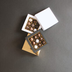 „Sirio“-Pralinenschachteln mit Kartondeckel