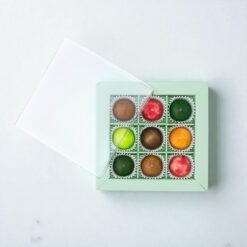 „Sirio“-Pralinenschachteln mit Klarsichtdeckel