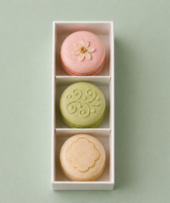 Premium 3er Macaron-Verpackung