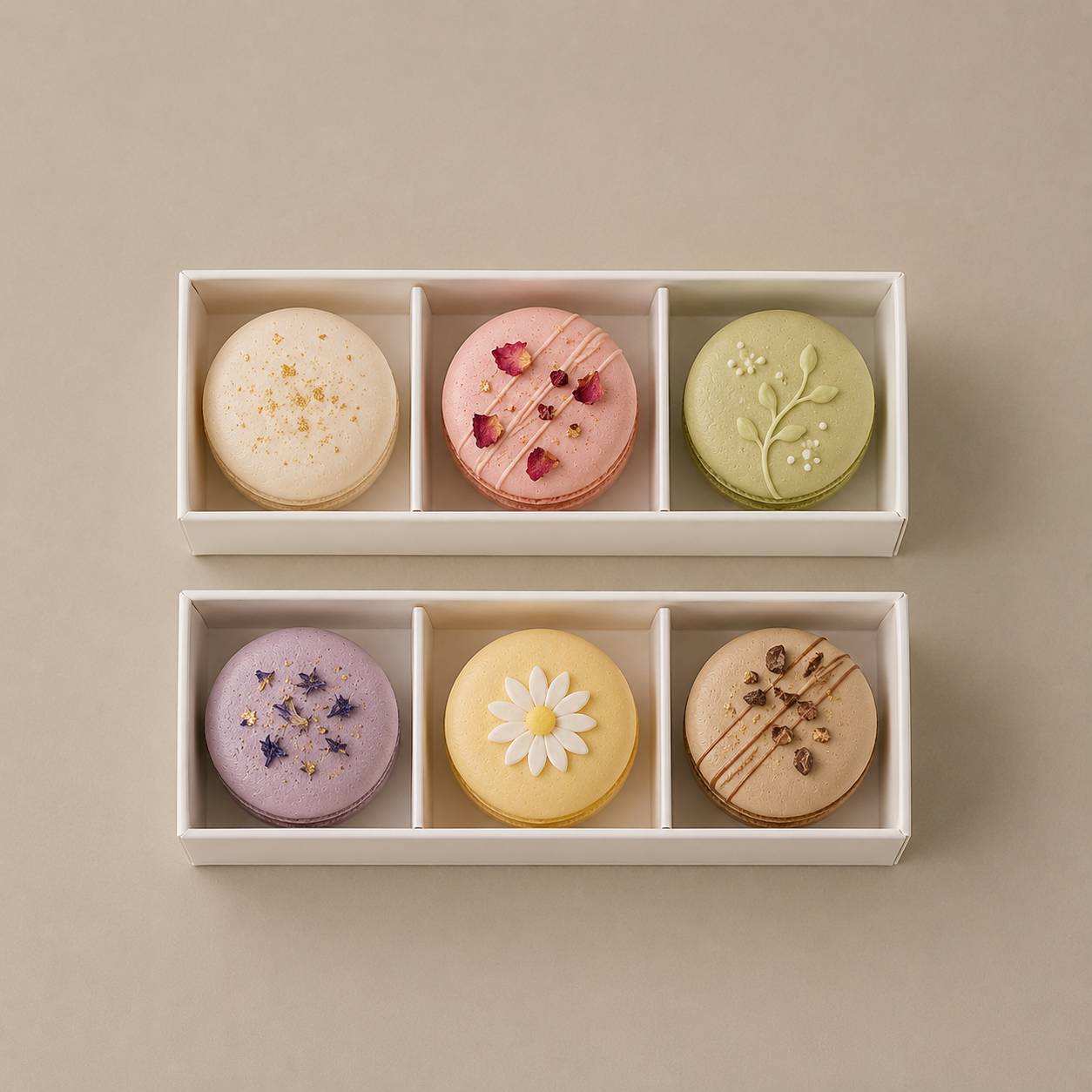 Premium 3er Macaron-Verpackung – Bild 2