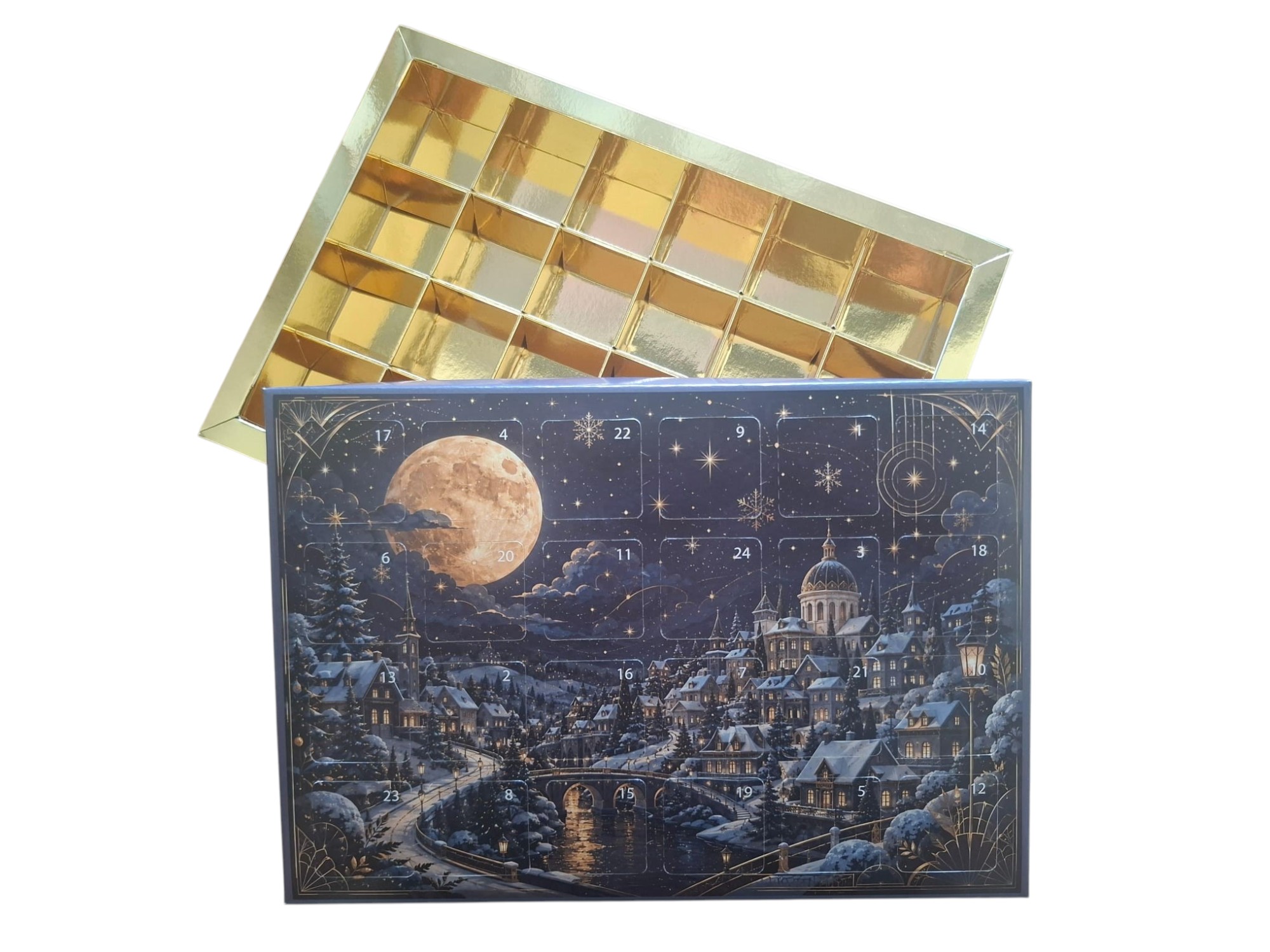 Kleiner Adventskalender für 24 Pralinen und Trüffel – Bild 5